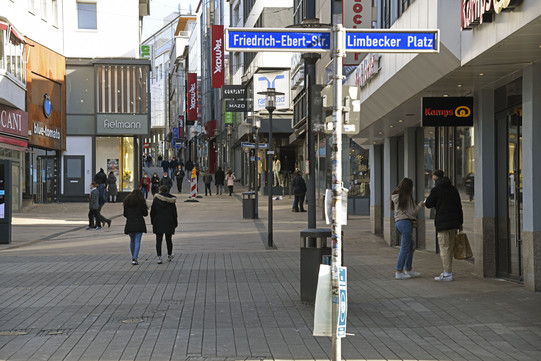 Pedestrian area in Essen